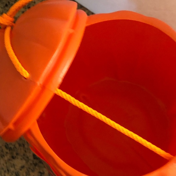 Vintage 1990 Advertisement Mars Milky Way Blow Mold Pumpkin Candy Pail Bucket - Picture 10 of 14